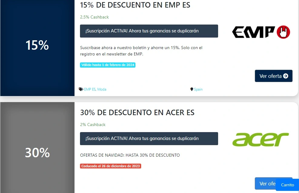 Discount Coupons on CashFreed